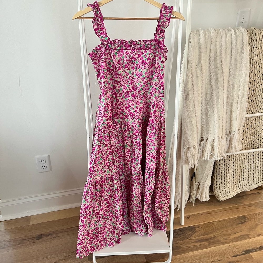Floral Print Midi